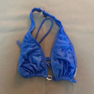 Royal blue bikini top